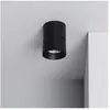 LEDKIA Applique Led Aluminium Ronde New Onuba 7w Noire Blanc Neutre 4000k