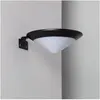 Applique LED Solaire - TECHBREY - Tucson - Détecteur de Mouvement Radar - IP65 - 255x90 mm