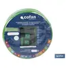 COFAN Kit tuyau "Flexolatex" translucide 20m Ø19mm en PVC vert (accessoires inclus)
