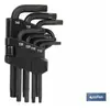 COFAN Jeu de clés Torx 7 unités (10-40)