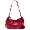 Desigual, Femmes, Sac à main, Half Logo Waverly Bag, Rouge