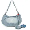 Sac bandoulière en jean femme Desigual Half Logo Waverly