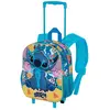 Sac à dos 3D à Roulettes Petit - Disney Lilo et Stitch Colors - Turquo...