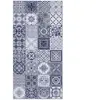Tapis Vinyle - Panorama - Nijar - Carreaux Ciments - Bleu - 80x300 cm