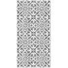 Tapis Vinyle Panorama Carreaux Ciments Géométrique Gris 80x250 cm - Ta...