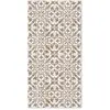 Tapis Vinyle - Panorama - Carreaux Ciments - Géométrique - Brun - 60x2...