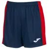 Short Maxi Femme - JOMA - Bleu Marine/Rouge - Taille Élastique - Respi...