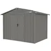 Abri métallique Gardiun Grunewald 7 m2 Extérieur 304x232x228 cm Acier ...