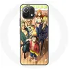 Coque pour Xiaomi Mi 11 Lite One Piece Luffy Affiche Equipages Manga A...