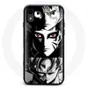 Coque pour Iphone XS Sangoku Naruto Luffy one piece Dragon Ball Z fond...