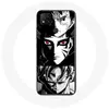 MANIACASE Coque - Xiaomi - Redmi 9C - Souple - Anime - Noir et blanc