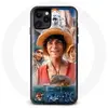 Coque pour Iphone 12 Mini One Piece Luffy Affiche Personnages Art Sais...