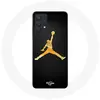 Coque pour Samsung Galaxy A32 5G Air michael jordan logo jaune Maniaca...