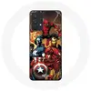 Coque pour samsung galaxy A32 5G Avengers invaders Anciens soldats Man...