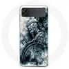 Coque Samsung Galaxy Z Flip4 vikings ragnar lothbrok bouclier corbeau