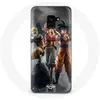 Coque pour Samsung Galaxy A8 Plus Sangoku naruto Luffy one piece Drago...