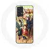 Coque pour Samsung Galaxy A32 5G One Piece Luffy Affiche Equipages Man...