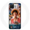 Coque pour Samsung Galaxy A12 One Piece Luffy Affiche Personnages Art ...