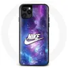 Coque pour Iphone 11 Pro Max Nike Logo Blanc Espace Coloré Maniacase