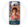 Coque pour Samsung Galaxy S7 One Piece Luffy Affiche Personnages Art S...