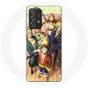 Coque pour Samsung Galaxy A33 5G One Piece Luffy Affiche Equipages Man...