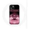 Coque - Maniacase - Iphone 14 - Noir - Logo Rose - Kpop - Souple