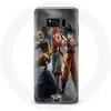 Coque pour Samsung Galaxy S8 Plus Sangoku naruto Luffy one piece Drago...
