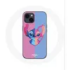 Coque pour Iphone 14 Plus Stitch et angel bleu rose Maniacase