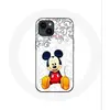 Coque pour Iphone 14 Mickey Mouse Fleurs Coeurs Maniacase