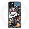Coque pour Iphone 11 Pro Nike Logo Blanc Roue Moto Maniacase
