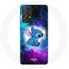 Coque pour Samsung Galaxy A52 5G Stitch Ohana Citation Espace Coloré M...
