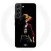 Coque pour Samsung Galaxy S21 FE One Piece Manga Anime Luffy Fond Noir...