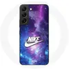 Coque pour Samsung Galaxy S21 FE Nike Logo Blanc Espace Coloré Maniaca...