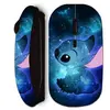 Souris noir sans fil Maniacase, Stitch bleu frand bleu