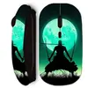 Souris noir sans fil Maniacase, roronoa zoro triple épée pleine lune