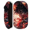 Souris noir sans fil Maniacase, One piece Luffy énervé art manga anime