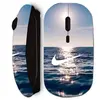 Souris noir sans fil Maniacase, nike logo blanche mer solei