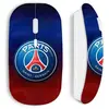 Souris blanche sans fil Maniacase, PSG Logo coloré