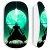 Souris sans fil maniacase blanche roronoa zoro triple épée pleine lune