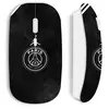 Souris blanche sans fil Maniacase, psg jordan logo blanche