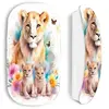 Souris blanche sans fil Maniacase, Lionne et ses bebes
