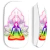 Souris blanche sans fil Maniacase, Lotus chakra coloree