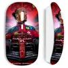 Souris blanche sans fil Maniacase, Lewis Hamilton Ferrari officiel