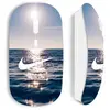 Souris blanche sans fil Maniacase, nike logo blanche mer solei