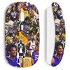 Souris sans fil - maniacase - Kobe Bryant - Blanche - Optique - USB
