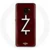 Coque pour Samsung Galaxy A8 Plus Ozark Saison 4 Logo Z Blanc Fond Rou...