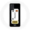 Coque pour Samsung Galaxy A13 4G / A13 4G Lite Billet d'avion Madrid E...