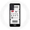 Coque pour Samsung Galaxy A13 4G / A13 4G Lite Billet d'avion Istanbul...