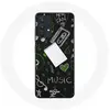 Coque pour Samsung Galaxy A13 4G / A13 4G Lite Music clé de sol Maniac...