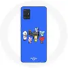 Coque pour Samsung Galaxy A71 BTS BT21 Tata Chimmy Cooky Rj Koya Shook...
